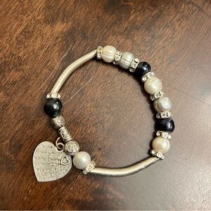 Handmade beaded bracelet from the Philippines  Never worn Elastic band